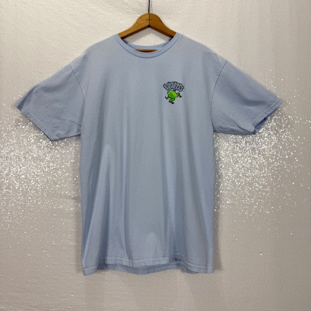 Vans Graphic Tee with Frog and Mushrooms Size Large - Picture 7 of 8